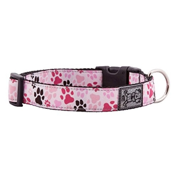 RC Pets Adjustable Dog Collar in Pitter Patter Pink