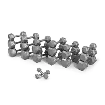 WF Athletic Supply Cast Iron Dumbbell Set - Versatile Strength Training Weights