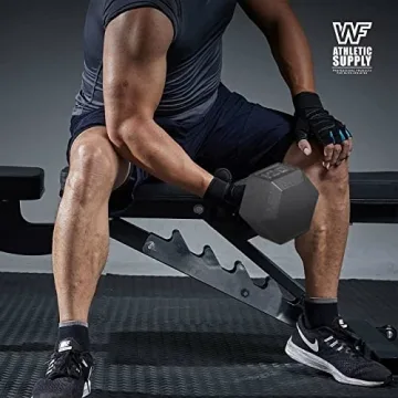 Affordable WF Athletic Supply Cast Iron Dumbbell Set 550Lb