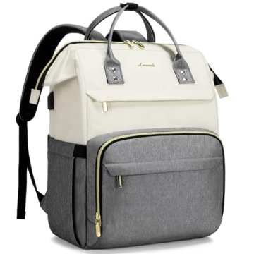Elegant LOVEVOOK Laptop Backpack with USB Charging Port for Women