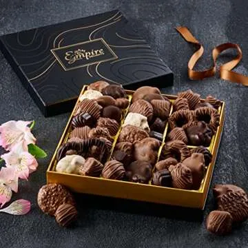 Valentines Day Chocolate Gift Box – Assorted Gourmet Chocolate Gifts for Her, Perfect Valentines Day Gifts for Her - Food Gift Basket for Women and Men