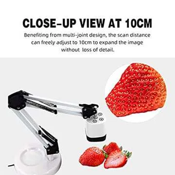 Document Camera for Teachers, 8MP Auto-Focus with LED Light