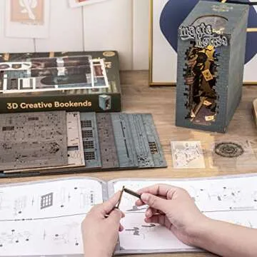 Rolife LED Book Nook Kit - 3D Wooden Puzzle for All Ages