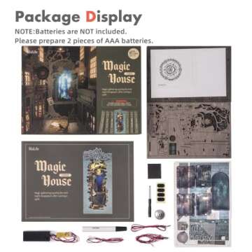 Rolife LED Book Nook Kit - 3D Wooden Puzzle for All Ages