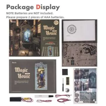 Rolife LED Book Nook Kit - 3D Wooden Puzzle for All Ages