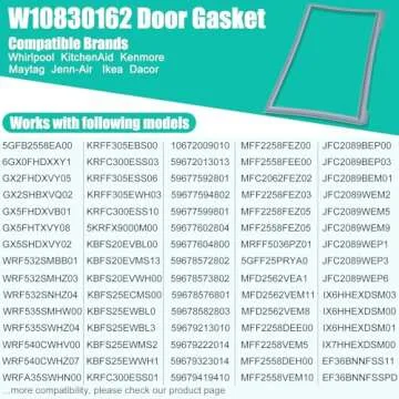 Refrigerator Door Gasket Replacement W10830162