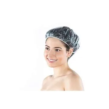 Diane Disposable Clear Processing Hair Caps, For Salons, DIY, Conditioning, Dyeing, Hair Treatments, Bag of 100, D722