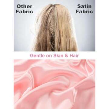 DIPUG Girls Satin Pajamas Set 3 Piece Sleepwear for Kids