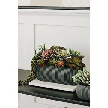 miltonson Artificial Succulent Plants Fake Assorted - 16 Pack - Unpotted Face Succulent Plants - Realistic Textured Succulents Picks - Fake Plants for Decoration - Faux Aloe Cactus Plant Bulk