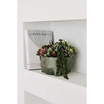 miltonson Artificial Succulent Plants Fake Assorted - 16 Pack - Unpotted Face Succulent Plants - Realistic Textured Succulents Picks - Fake Plants for Decoration - Faux Aloe Cactus Plant Bulk