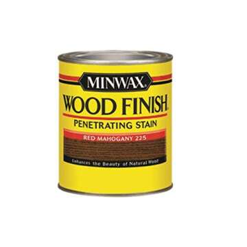 New Wood Finish Half Pint Red Mahogany Penetrating Stain - Minwax