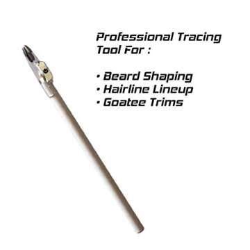 Revo Barber Pencil- (2 Pack)- Tracing Tool/Guide for Beard, Hairline, and Goatee - Outliner Detailin...