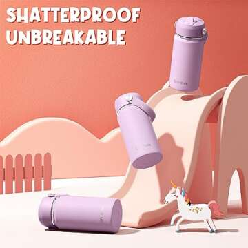 Fimibuke Kids Insulated Water Bottle - BPA-Free Steel Tumbler