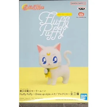 Banpresto Pretty Guardian Sailor Moon Fluffy Puffy Dress Up Style Artemis Figure