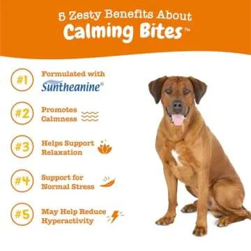 Zesty Paws Calming Chews for Dogs Composure & Relaxation for Everyday Stress & Separation Peanut But...