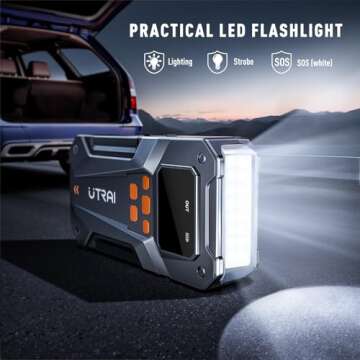 UTRAI 5000A 150PSI Jump Starter for All 12V Vehicles