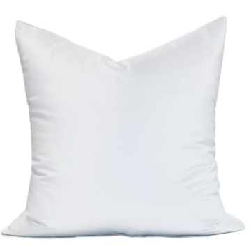 MoonRest® 27x27 Inch Synthetic Down Alternative Square Pillow Insert Form Stuffer for Sofa Shams, D...