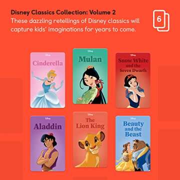 Yoto Disney Classics Collection: Vol. 2 – Kids 6 Audio Cards for Use with Player & Mini All-in-1 A...