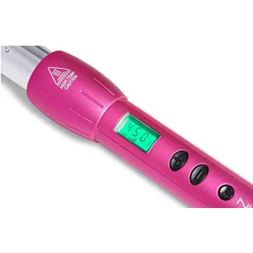 NuMe Magic Titanium Ion Curling Iron 25mm Wand for All Hair Types