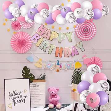 Pink Purple White 3D Butterfly Balloons For Parties