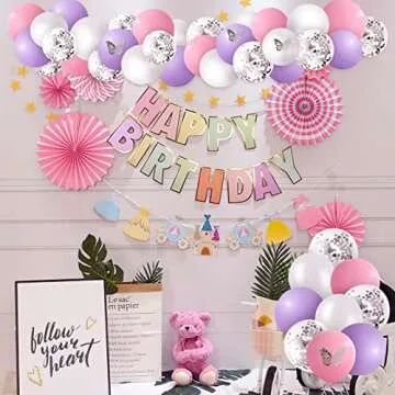 Pink Purple White 3D Butterfly Balloons For Parties