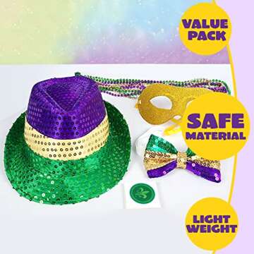 JOYIN Mardi Gras Accessory Set Party Favors for Everyone