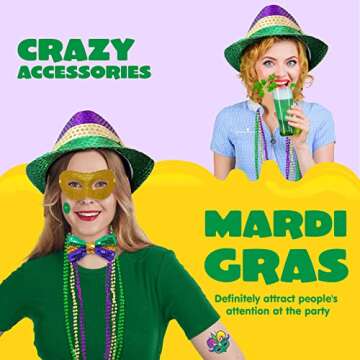 JOYIN Mardi Gras Accessory Set Party Favors for Everyone