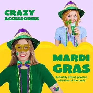 JOYIN Mardi Gras Accessory Set Party Favors for Everyone