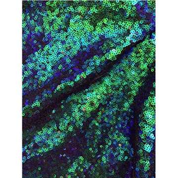 Quesera Women's Mermaid Tail Costume Sequin Maxi Skirt Cosplay Party Dress