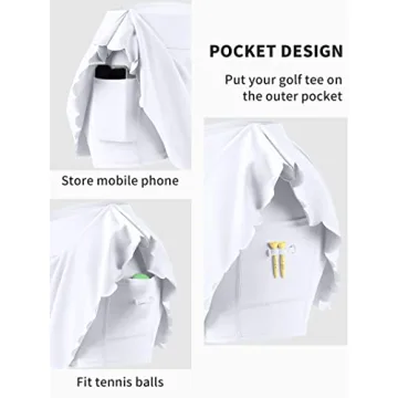 ATTRACO Women's Tennis Skirt Set with Built-in Shorts