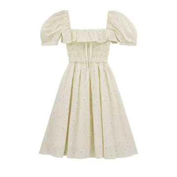 R.Vivimos Summer Floral Mini Dress for Women - Stylish Comfort