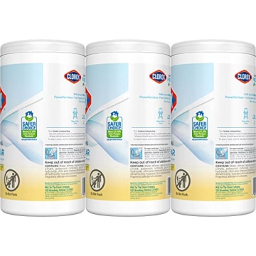 Clorox Compostable Cleaning Wipes - Eco-Friendly Lemon Scent