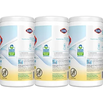 Clorox Compostable Cleaning Wipes - Eco-Friendly Lemon Scent