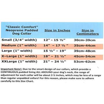 “Classic Comfort Dog Collar” Premium Nylon Neoprene Padded Dog Collar for Small Sized Dog Comfortable Collar for Your Dog by Wagtime Club (Carnation Red) SM