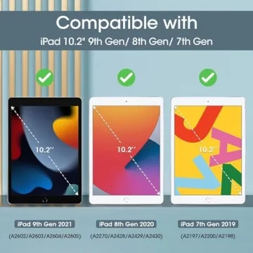 ProCase for iPad 9th/8th/7th Gen - Stylish Protection