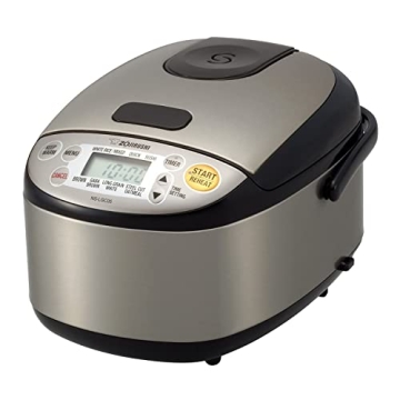 Zojirushi Micom Rice Cooker & Warmer 3-Cups Stainless Black