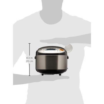 Zojirushi Micom Rice Cooker & Warmer 3-Cups Stainless Black