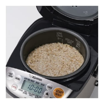 Zojirushi Micom Rice Cooker & Warmer 3-Cups Stainless Black