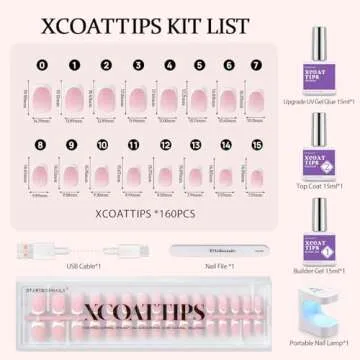 BTArtboxnails Gel Nail Kit - Salon-Quality French Nails DIY