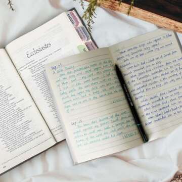 Bible Index Tabs with Floral Design - 122 Pcs for Easy Journaling