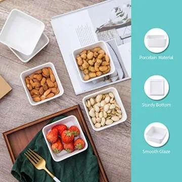 TAMAYKIM 6 OZ Porcelain Ramekins for Any Occasion