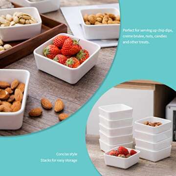 TAMAYKIM 6 OZ Porcelain Ramekins for Any Occasion