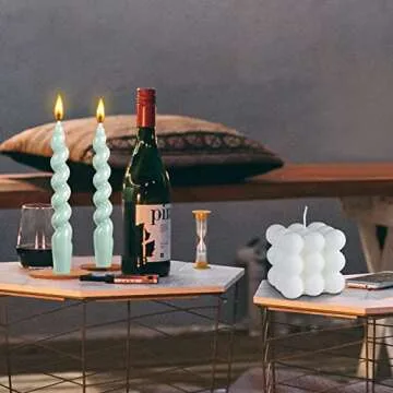Artistic Bubble Cube + Human Body Candle Set for Gifts