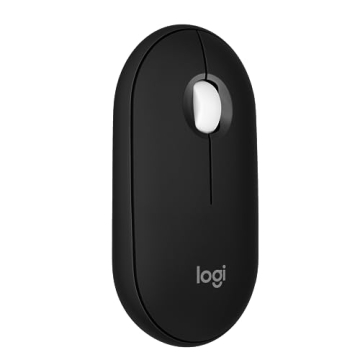 Stylish Logitech Pebble Mouse 2 M350s - Bluetooth Lightweight