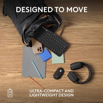 Stylish Logitech Pebble Mouse 2 M350s Bluetooth Lightweight
