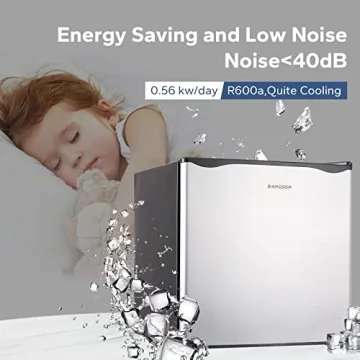 Compact 1.1Cu.ft Mini Freezer for Home & Office