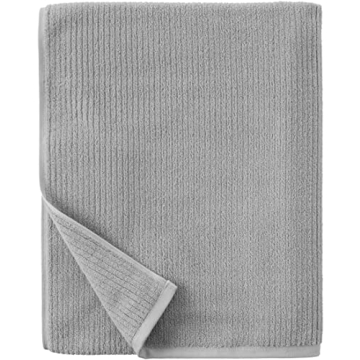 Organic Cotton Ribbed Bath Towels - Eco-Friendly Luxury