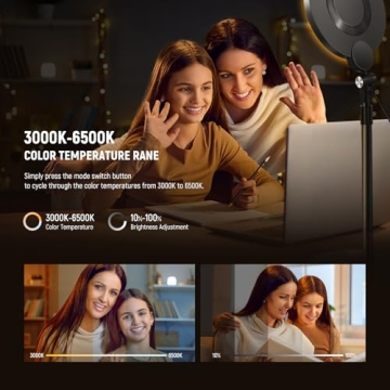 NEEWER Basic 7" Desktop Selfie Light for Video Calls