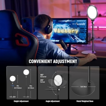 NEEWER Basic 7" Desktop Selfie Light for Video Calls