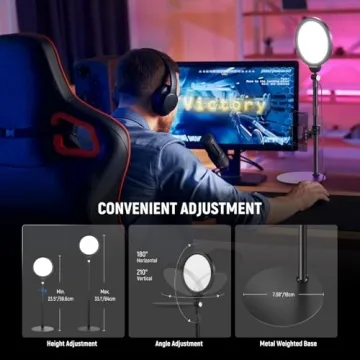 NEEWER Basic 7" Desktop Selfie Light for Video Calls